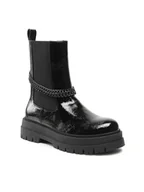 Botki damskie - DeeZee Botki H13119-4 Czarny - miniaturka - grafika 1