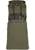 Koszulki sportowe męskie - Gorilla Wear Rogers Hooded Tank Top – oddychający – lekki, wygodny top bez rękawów z logo do uprawiania sportu, joggingu, biegania, na co dzień, treningu, z bawełny, atrakcyjny krój - miniaturka - grafika 1