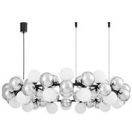 Lampy sufitowe - NOWOCZESNA LAMPA WISZĄCA CZARNA SAONA W60 - miniaturka - grafika 1