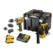 Zestawy elektronarzędzi - DeWalt DCK2101L2T-QW akumulatorowy 2-narzędziowy zestaw Combo 12V 2x3,0Ah Li-Ion (DCH072+DCD703) w walizce TSTAK - miniaturka - grafika 1