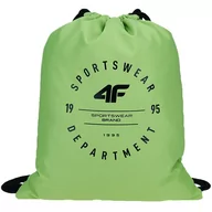 Torby sportowe - Worek na buty 4F M055 4FJWAW23AGYMM055 (kolor Zielony) - miniaturka - grafika 1