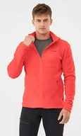 Bluzy sportowe męskie - Bluza męska polarowa Viking Tesero 3400 czerwony - miniaturka - grafika 1