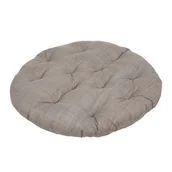 Poduszki ogrodowe - Poduszka okrągła na fotel wiszący 100 x 100 x 10/12 cm beżowy - miniaturka - grafika 1