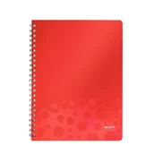 Zeszyty szkolne - Leitz Zeszyt BEBOP A4 / 80K KRATKA CZERWONY 1SZT 45730025 - miniaturka - grafika 1