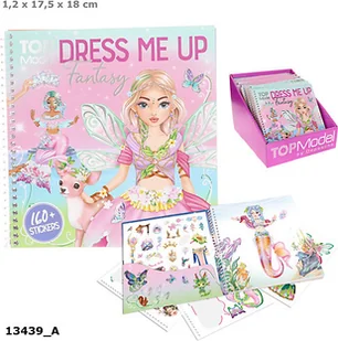 TOPModel Dress Me Up Fantasy - Kolorowanki, wyklejanki - miniaturka - grafika 1
