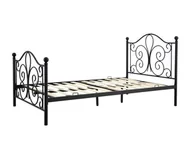 Łóżka - PANAMA 120 cm łóżko metalowe biały (2p=1szt) - miniaturka - grafika 1