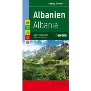 Mapa Albania 1:150 000 - Atlasy i mapy - miniaturka - grafika 1