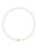 Bransoletki - Pearline Bransoletka z perłami w kolorze białym - miniaturka - grafika 1