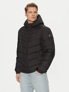 Guess Kurtka przejściowa M5RL45 WCQA2 Czarny Regular Fit - Kurtki męskie - miniaturka - grafika 1