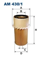 Filtry powietrza - Filtron AM 430/1 FILTR POWIETRZA - miniaturka - grafika 1