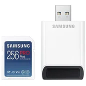 Karty pamięci - Samsung Karta pamięci SD MB-SD256KB/EU 256GB PRO Plus + czytnik MB-SD256KB/WW - miniaturka - grafika 1