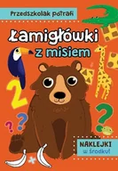Książki edukacyjne - Łamigłówki z misiem. Przedszkolak potrafi - miniaturka - grafika 1