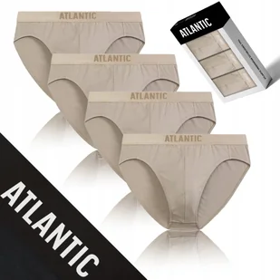 SLIPY MĘSKIE bawełniane majtki sportowy krój dopasowane Atlantic *XL - Majtki męskie - miniaturka - grafika 1