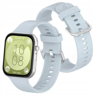 Pasek Bizon Strap Watch Silicone Pro do Huawei Watch Fit 3, jasnoniebieski - Akcesoria do smartwatchy - miniaturka - grafika 1