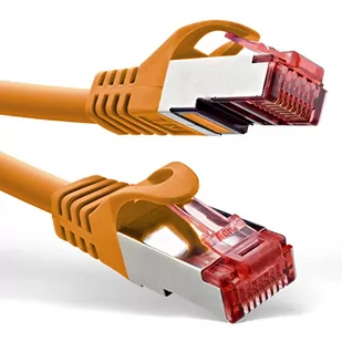 InLine Patchcord Cat.6 S/FTP 250MHz PVC 5m pomarańczowy 76405O - Kable miedziane - miniaturka - grafika 1
