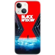 Etui i futerały do telefonów - ERT GROUP etui na telefon Apple Iphone 13 MINI, case oryginalny i oficjalnie licencjonowany przez Marvel, wzór Czarna Wdowa 001, optymalnie dopasowane, plecki z TPU - miniaturka - grafika 1