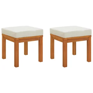 3-cz zestaw mebli ogrodowych z poduszkami, lite drewno akacjowe - Meble ogrodowe - miniaturka - grafika 7