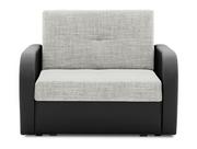 Fotele - Fotel rozkładany do salonu, Faso, 103x100x82 cm, szary, czarny - miniaturka - grafika 1