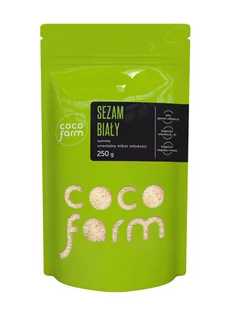 Coco Farm Sezam Biały Surowy, Orientalny Eliksir Młodości 250G - Zdrowa żywność - miniaturka - grafika 1
