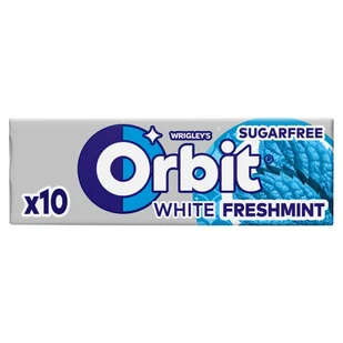 Orbit White Fresh Mint 10 - Gumy do żucia, lizaki, dropsy - miniaturka - grafika 1