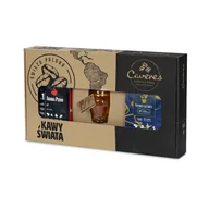 Zestawy upominkowe - Zestaw Prezentowy Caveres z Aroma i Vero + miód Łysoń wielokwiatowy Kawa mielona 500G - miniaturka - grafika 1