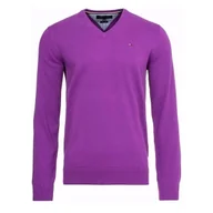 Swetry męskie - Sweter męski premium cotton TOMMY HILFIGER PACIFIC V-NK C827830472 664 XXL - miniaturka - grafika 1