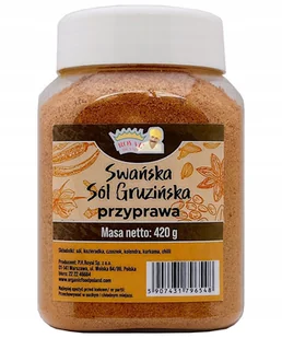 Swańska SÓL GRUZIŃSKA 420g Przyprawa Gruzja Dobra Orientalne w Słoiku Słoik - Zdrowa żywność - miniaturka - grafika 1