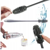 Akcesoria i części AGD - DŁUGA SZCZOTKA SILIKONOWA CZYŚCIK MYJKA DO MYCIA SZKLANEK BUTELEK SŁOIKÓW - miniaturka - grafika 1