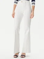 Spodnie sportowe damskie - Guess Spodnie materiałowe W5GA1Q D5N71 Beżowy Regular Fit - miniaturka - grafika 1