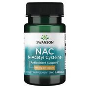 Suplementy naturalne - Swanson Nac 150 mg 100 kapsułek - miniaturka - grafika 1