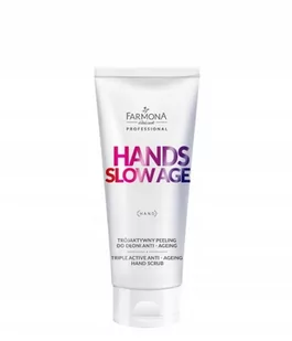 Farmona Professional HANDS SLOW AGE Trójaktywny peeling do dłoni anti ageing 200ml PRO7038 - Kremy i maski do rąk - miniaturka - grafika 1