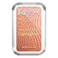Rozświetlacze do twarzy i ciała - NYX Professional Makeup Buttermelt Rozświetlacz 35 Butta in Bronze - miniaturka - grafika 1