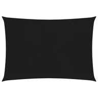 Parasole ogrodowe - VidaXL Żagiel przeciwsłoneczny, 160 g/m, czarny, 3,5x5 m, HDPE 311737 VidaXL - miniaturka - grafika 1