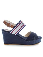 Sandały damskie - U.S. Polo Assn. Sandały Alyss ALYSSA010 Niebieski - miniaturka - grafika 1
