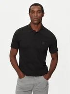 Koszulki męskie - Boss Polo Passenger 50507803 Czarny Slim Fit - miniaturka - grafika 1