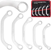 Klucze i nasadki - Klucze oczkowe odgięte do alternatorów 10-19 mm Typ C 5 szt. MAR-POL - miniaturka - grafika 1