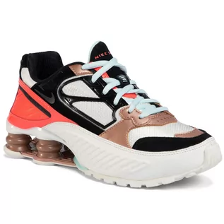 Buty sportowe damskie - Nike Buty Shox Enigma CT3451 100 Sail/Black/Mtlc/Red Bronze - grafika 1