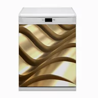 Dekoracje domu - Ozdobny Bluedecor Magnes na zmywarkę Złote elementy 60x80 - miniaturka - grafika 1