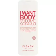 Szampony do włosów - Eleven Australia, I Want Body Volume Shampoo Szampon Nadający Objętości, Zapobiega Blaknięciu, Dodaje Blasku, 300 Ml - miniaturka - grafika 1