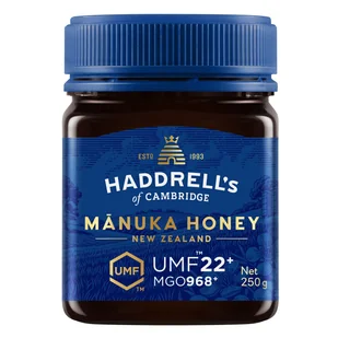 Haddrell's Manuka Miód UMF22+ MGO968+ - Zdrowa żywność - miniaturka - grafika 1