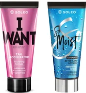 Balsamy i kremy do opalania - Soleo I Want + So Moist Po Opalaniu Gratis - miniaturka - grafika 1