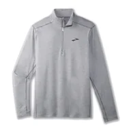 Bluzy sportowe męskie - Bluza do biegania męska Brooks Dash 1/2 Zip 2.0 - miniaturka - grafika 1