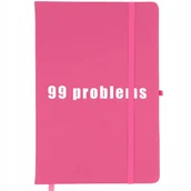 Notesy i bloczki - Notes Planer A5 Bullet Journal Róż 99 PROBLEMS Wz - miniaturka - grafika 1