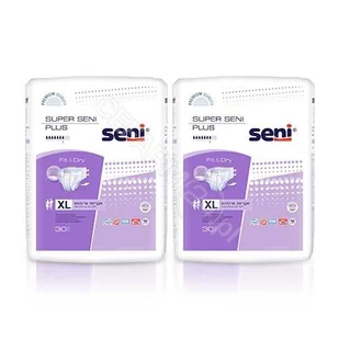 SENI SUPER PLUS XL (130-170) Pieluchomajtki 30 szt. - Bielizna lecznicza - miniaturka - grafika 3