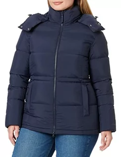 Kurtki damskie - GANT Damska kurtka D2. MID DOWN Jacket, niebieski (Evening Blue), L - grafika 1