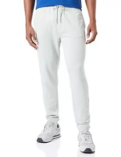 BOSS Męskie spodnie dresowe Sestart bawełna frotte z naszywką z logo, Jasny/pastelowy szary56, 3XL - Spodenki męskie - miniaturka - grafika 1