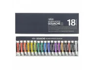 Farby i media malarskie - Zestaw Farb Gouache Holbein Artist 18Kg704 - miniaturka - grafika 1