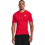 Koszulki sportowe męskie - Męska koszulka treningowa UNDER ARMOUR UA HG Armour Comp SS - miniaturka - grafika 1