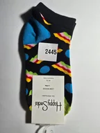 Skarpetki męskie - Kolorowe skarpety Happy Socks stopki unisex rozmiar 36-40 (2445) - miniaturka - grafika 1