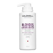 Odżywki do włosów - Goldwell Dualsenses Blondes &amp Highlights 60-sekundowa kuracja neutralizująca 500ml - miniaturka - grafika 1